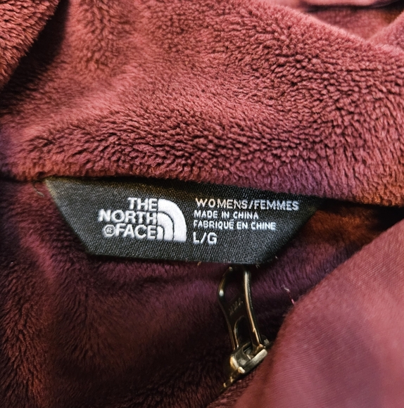 The North Face Shelbe Raschel Maroon pre-owned Womens L - Picture 5 of 10